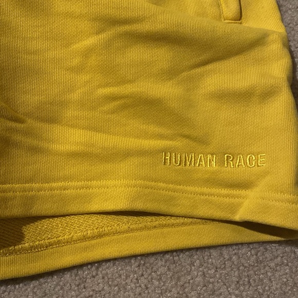 Adidas mustard Yellow Human Race Shorts - Picture 6 of 11